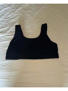 Nike Black Dri-FIT Sports Bra with grey